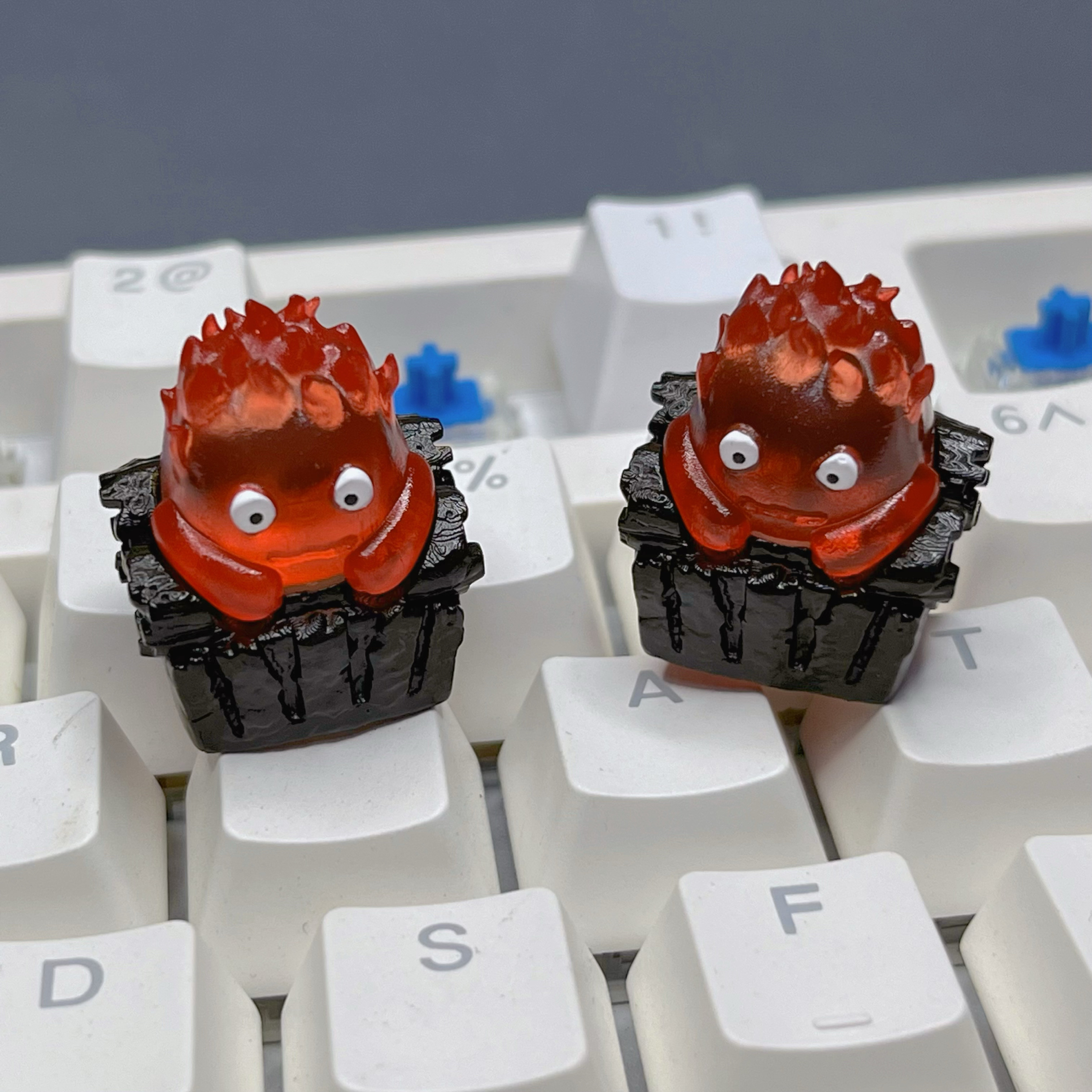 3D Printing Keycaps - 1piece Calcifer Harbin Castle Anime Theme