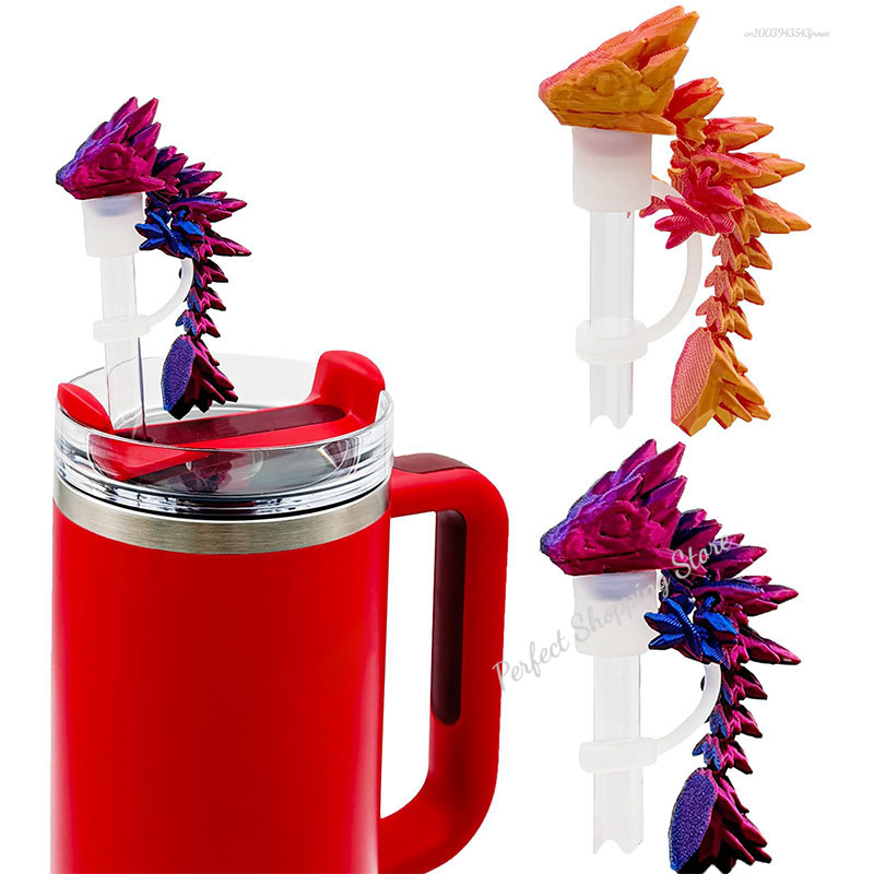 3D Printing Excavator - 3d Printed Mini Dragon Straw Cover