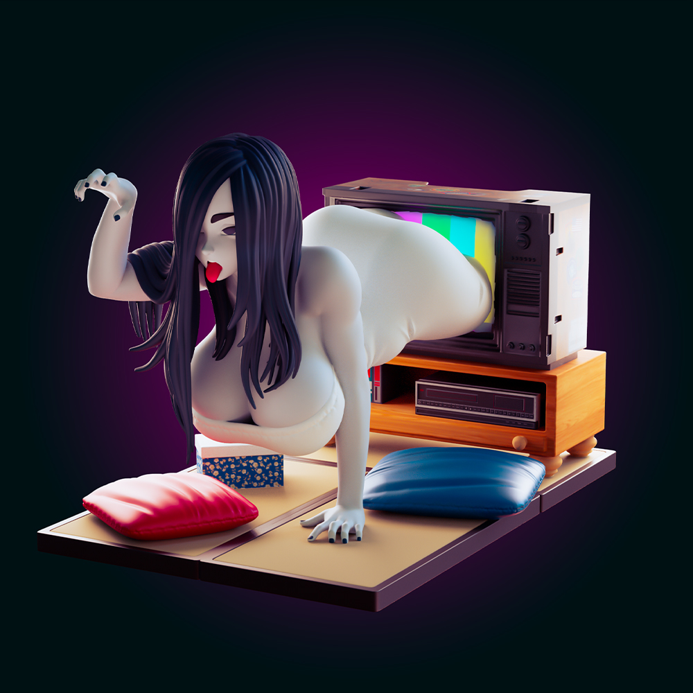 3D Printing Ghosting - 1:24 Tv Female Ghost Belle 3d