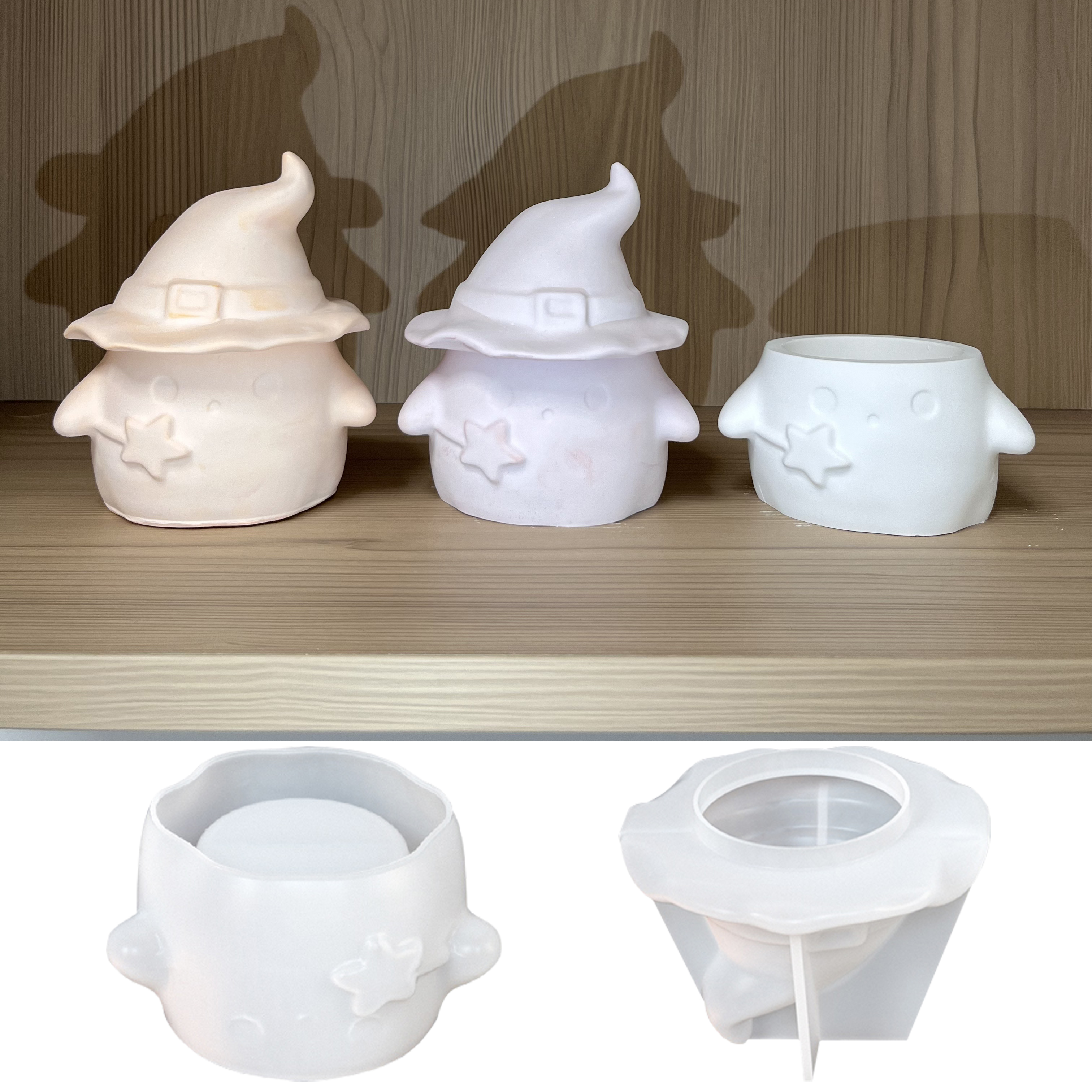 3D Printing With Silicone - 1PC Ghost Silicone Resin Mold, 3D