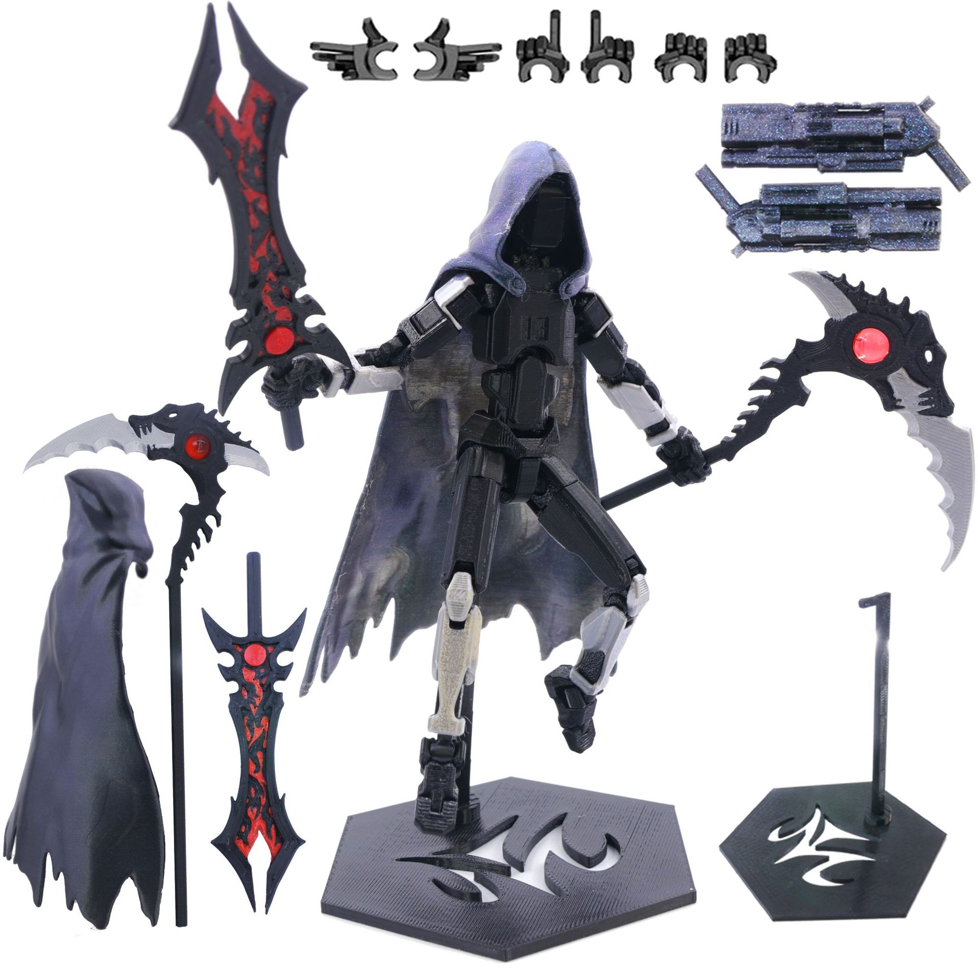 3D Printing Robot - 3D Printed t 13 action figure