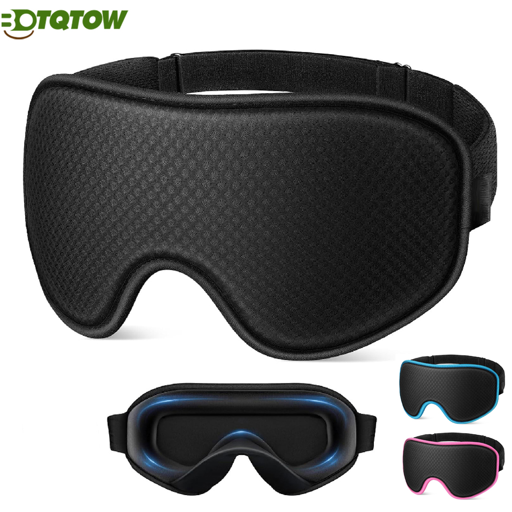 3D Printing Mask - Soft Breathable 3D Sleep Mask,Adjustable Blackout