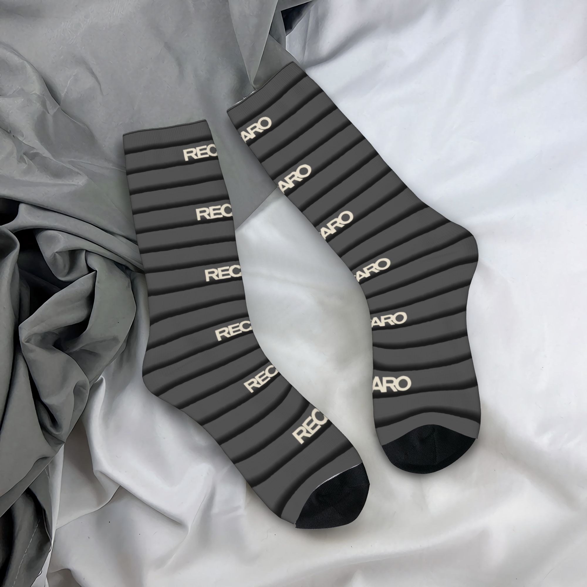3D Printing Logo - Custom Recaros Logo Men's Crew Socks