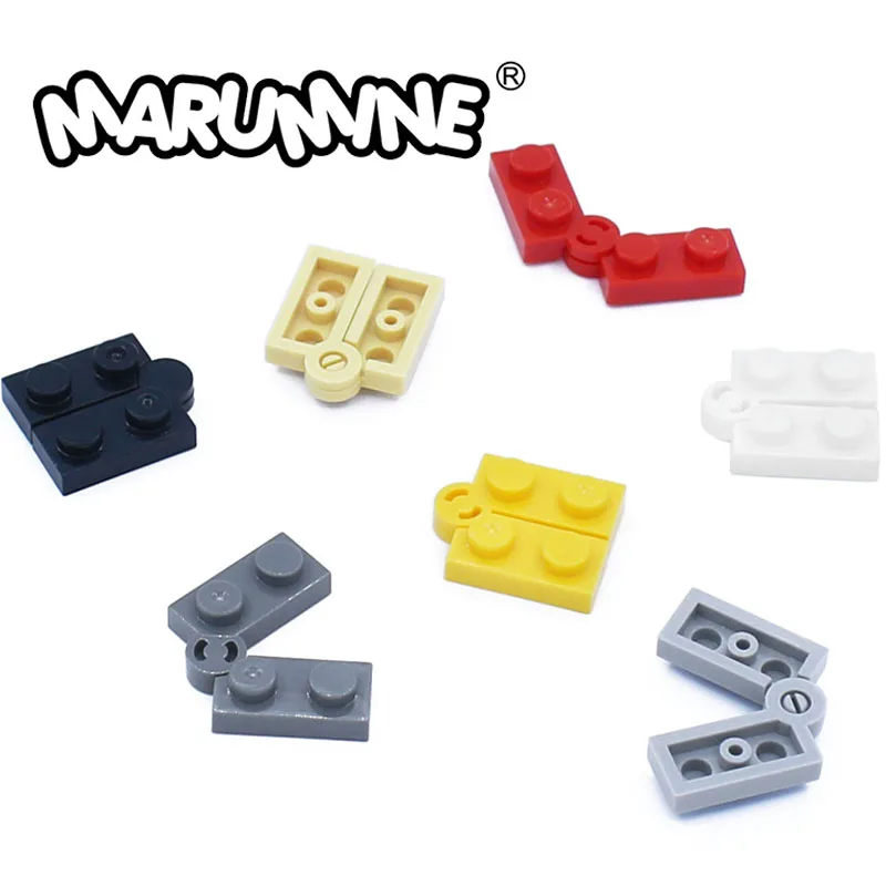Build Plate - Marumine 1x2 Hinge Plate 1x4 Swivel