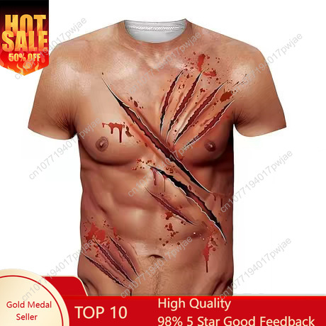 3D Printing Nylon - Men's Muscle-Fit Crew Neck T-Shirt —