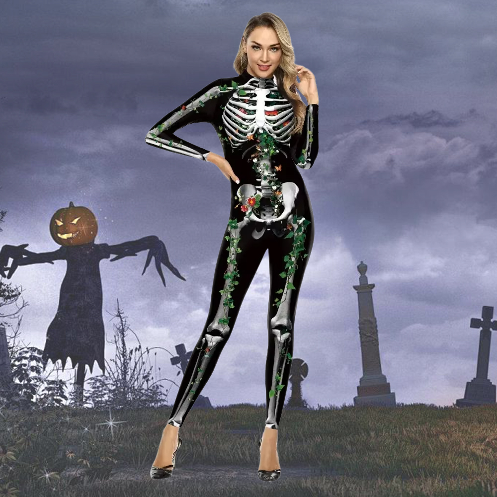 3D Printing Ghosting - Halloween Bodysuit Skull Patterns 3D Printing