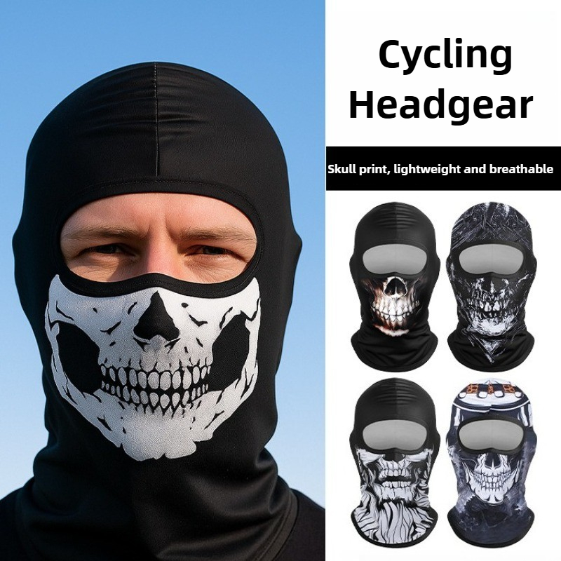 3D Printing Ghosting - 3D Skull Ghost Print 100% Polyester