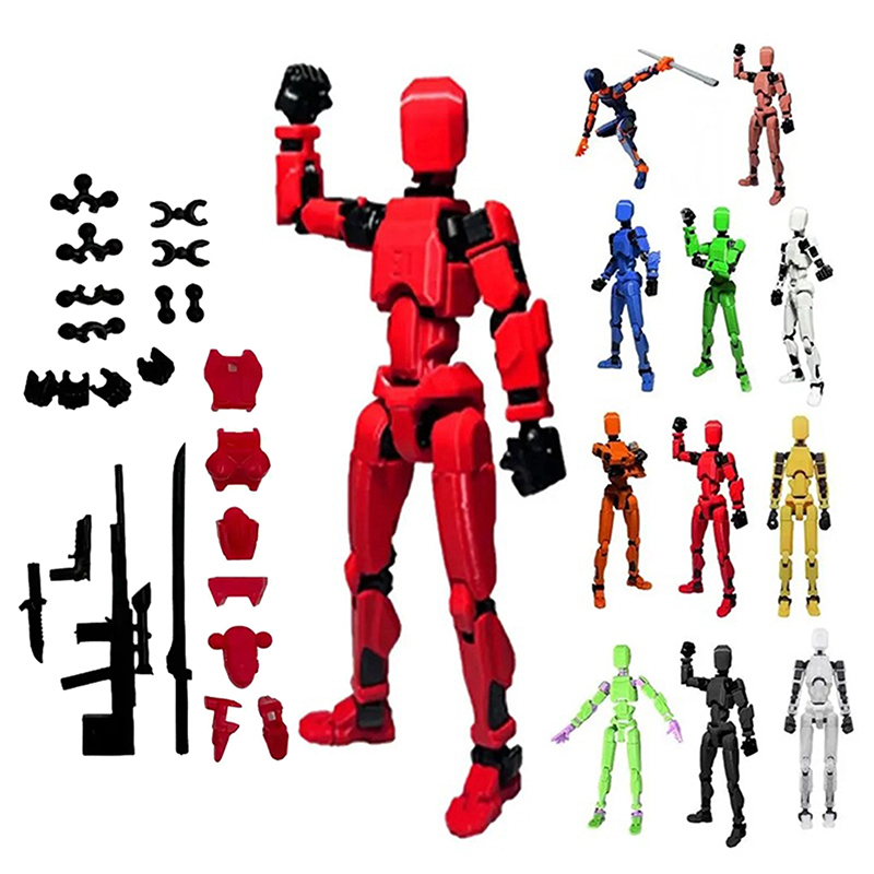 3D Printing Robot - Multi-Jointed Movable Shapeshift Robot With Women's