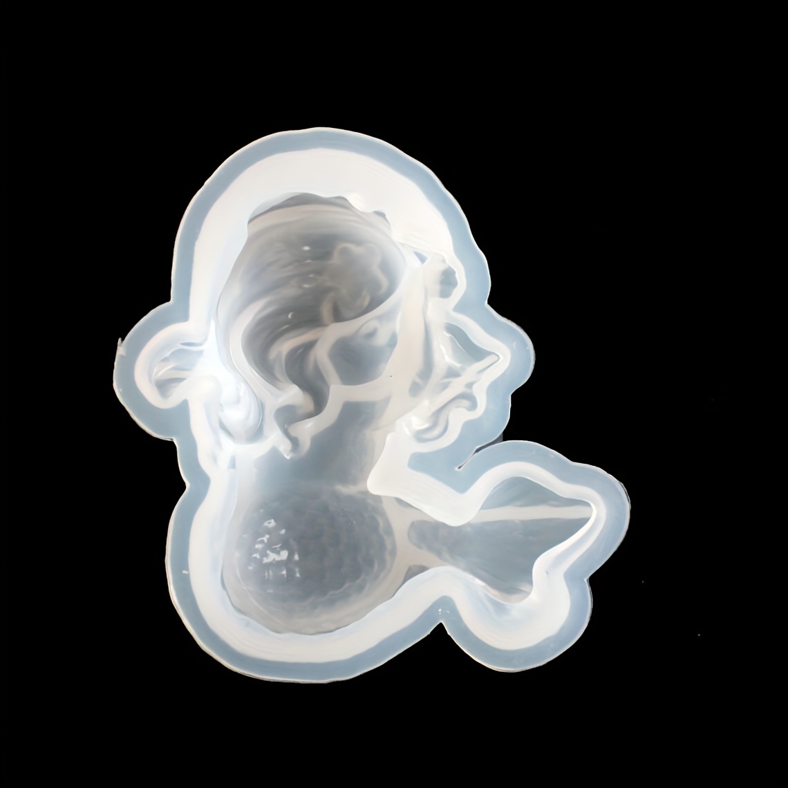 3D Printing With Silicone - Cute Cartoon Mermaid Silicone Mold, 3D