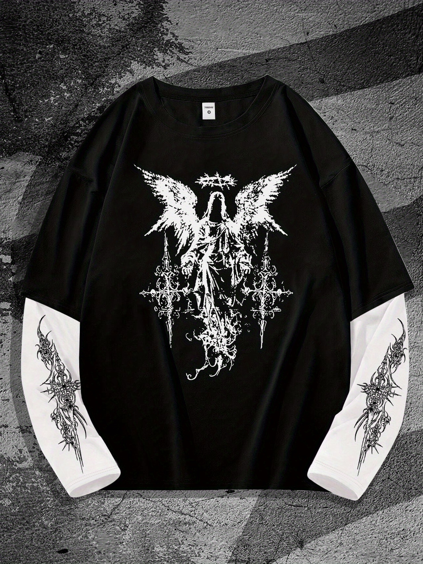 3D Printing Services - New men's long-sleeved T-shirt for Spring