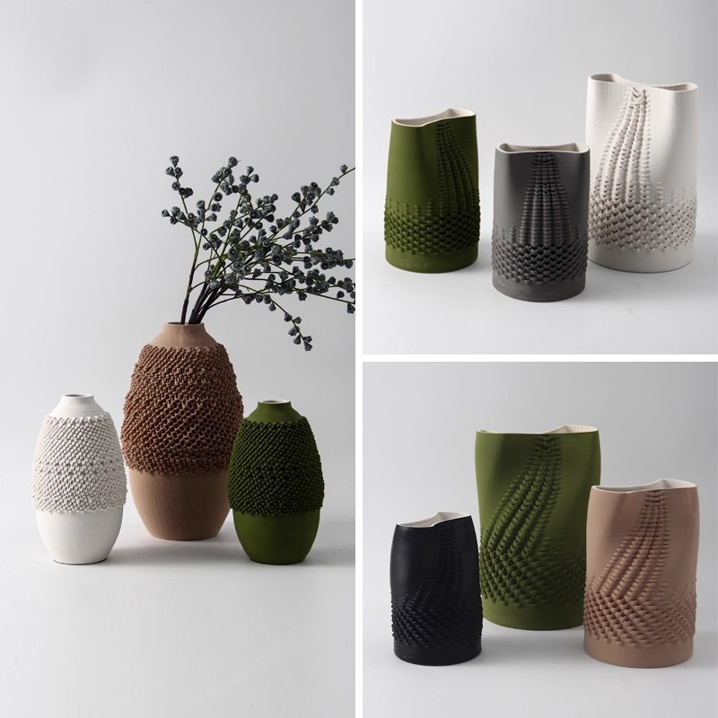 Nordic Style Morandi Color Gre - 3D Printing Vase recension och pris