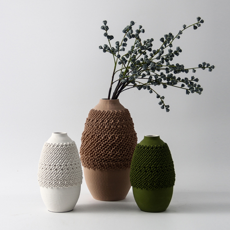 Nordic Style Morandi Color Gre - 3D Printing Vase recension och pris