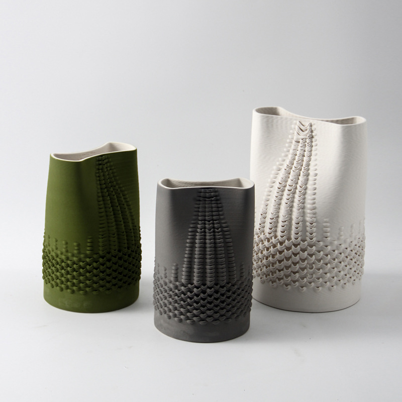 Nordic Style Morandi Color Gre - 3D Printing Vase recension och pris