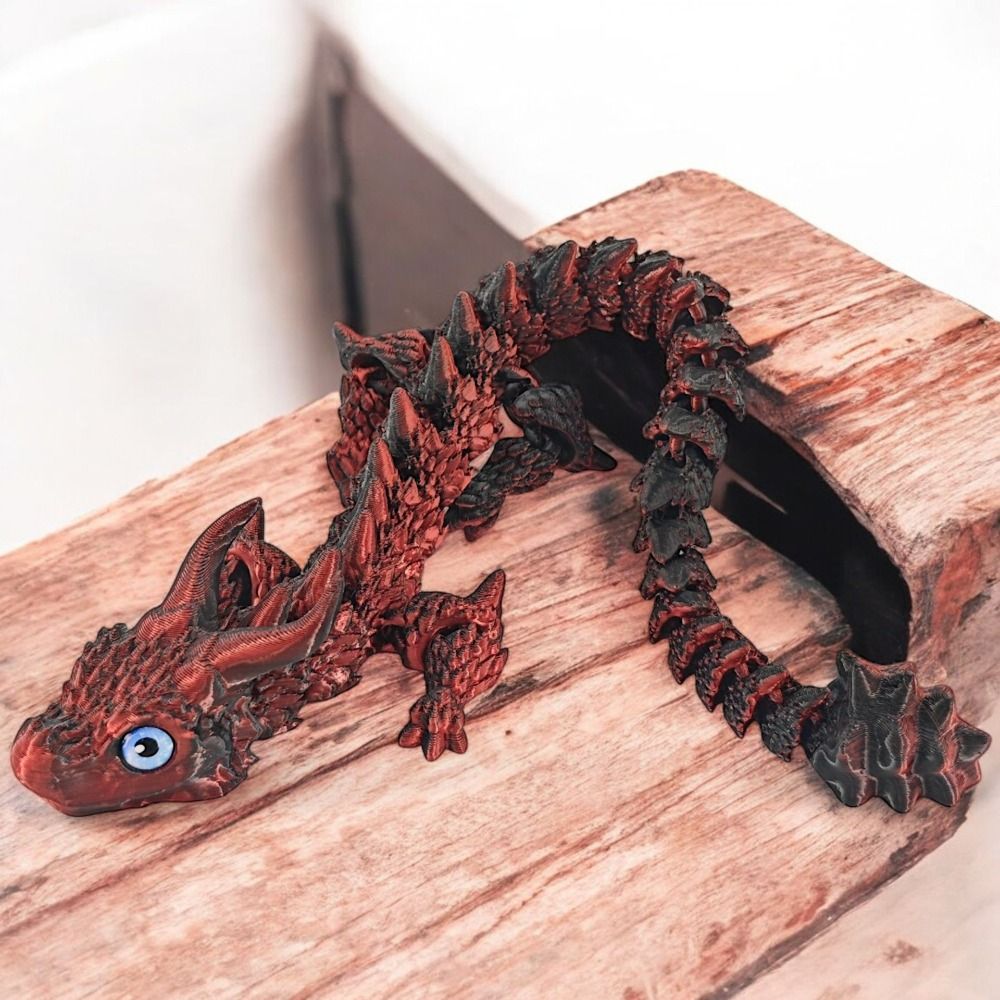 Simulated Eye 3D Printed Drago - 3D Printing Dragon recension och pris