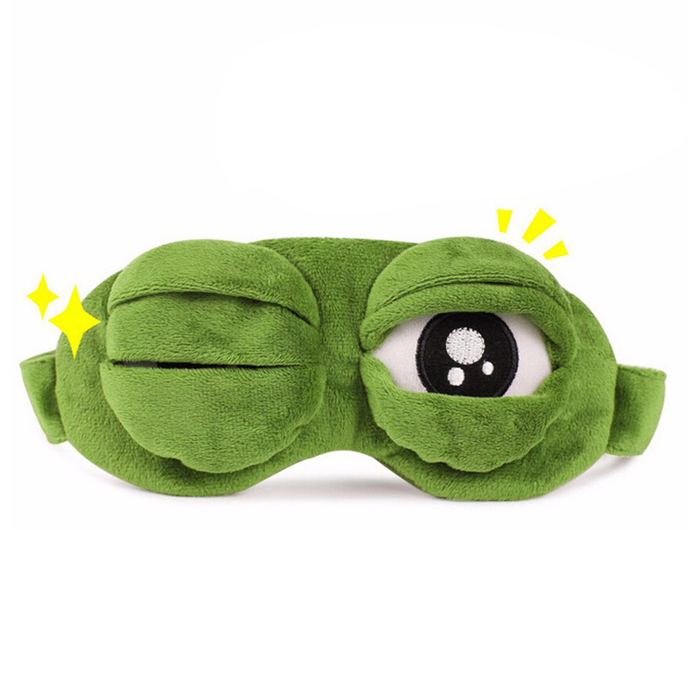 3D Sad Frog Sleep Mask Natural - 3D Printing Mask recension och pris