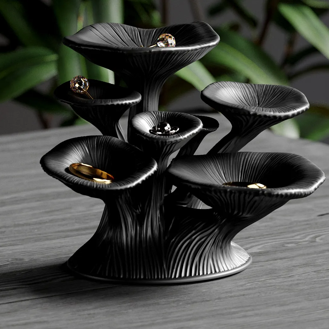 3D printed mushroom-shaped sto - 3D Printing Jewelry recension och pris