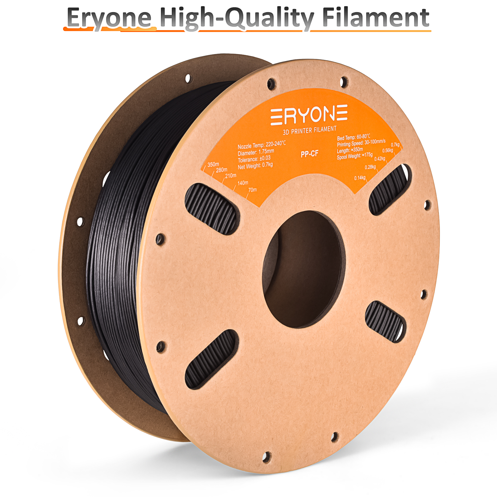 Eryone PP Carbon Fiber 0.7kg/P - 3D Printing Nylon recension och pris