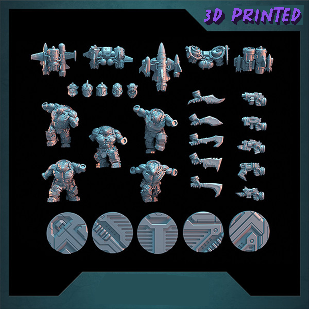 Rocket Orcs  Armour Miniature, - 3D Printing Article recension och pris