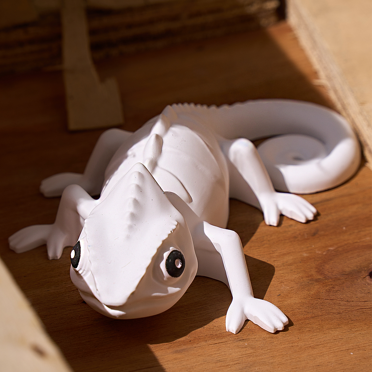 17cm 3D Chameleon Lizard Silic - 3D Printing With Silicone recension och pris