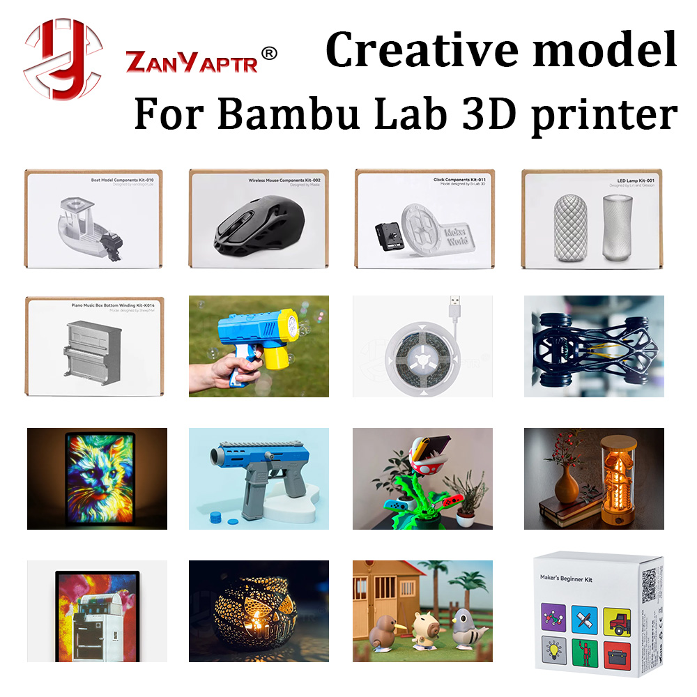 For Bambu Lab DIY Creative Mod - 3D Printing Bambu Lab recension och pris