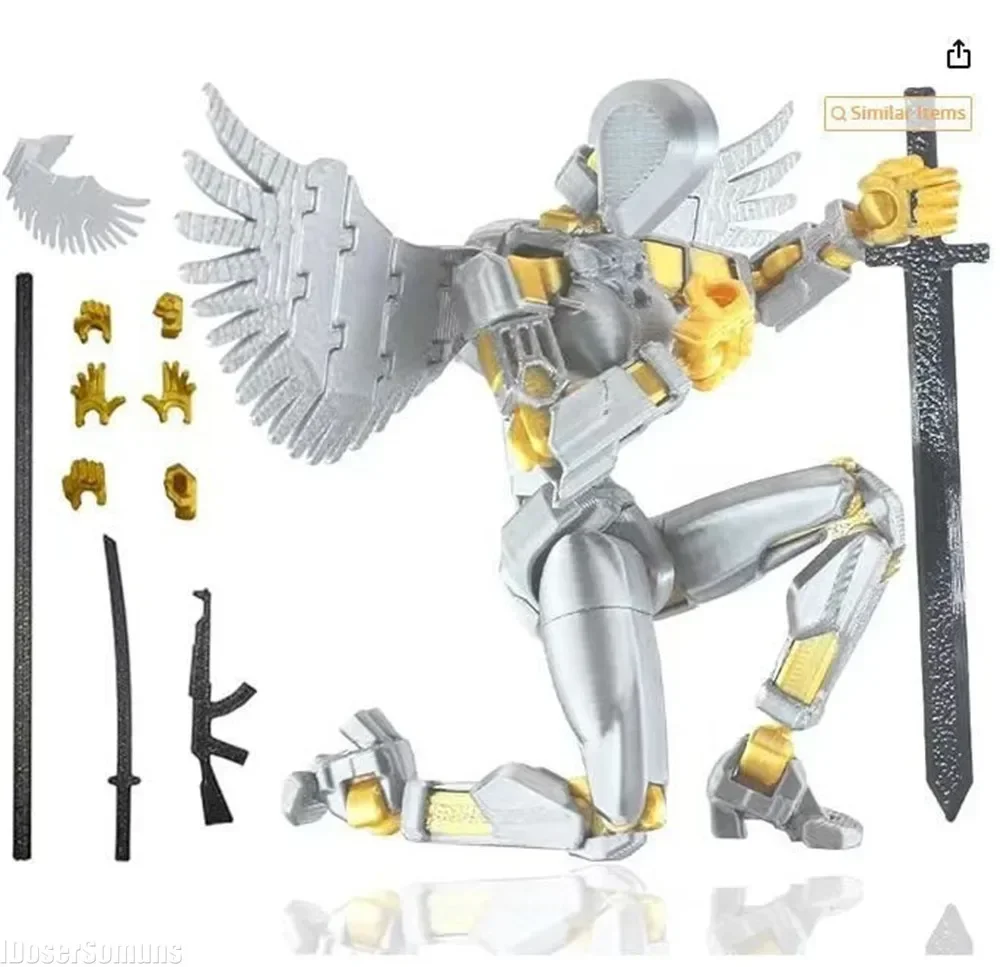 3D Printed Toys Action Figures - 3D Printing Robot recension och pris