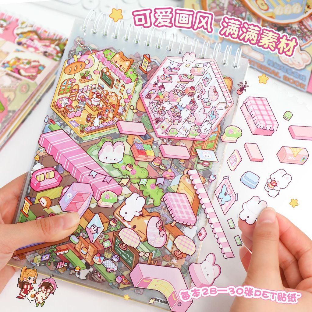 20Pcs 3D Scene Sticker Book Mi - 3D Printing Construction recension och pris