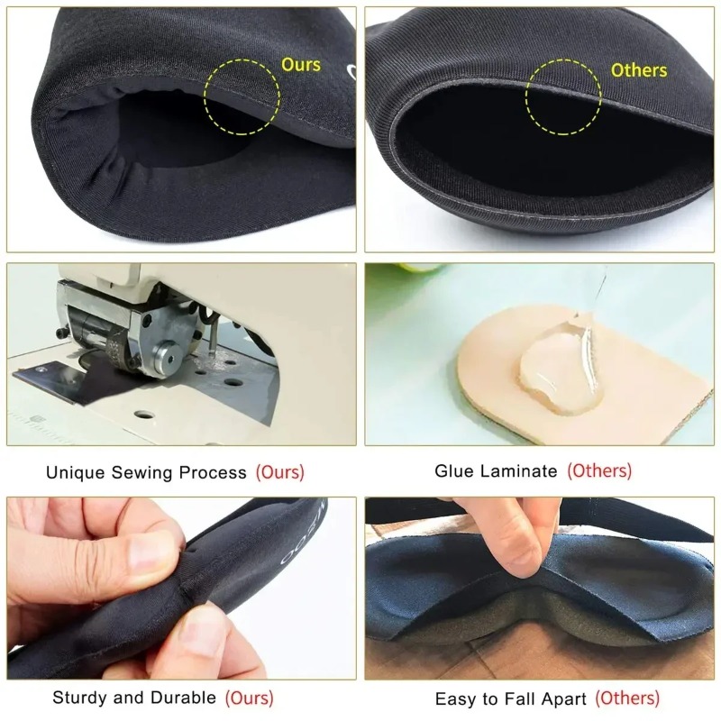 1pc 3D Contoured Sleep Mask Li - 3D Printing Mask recension och pris