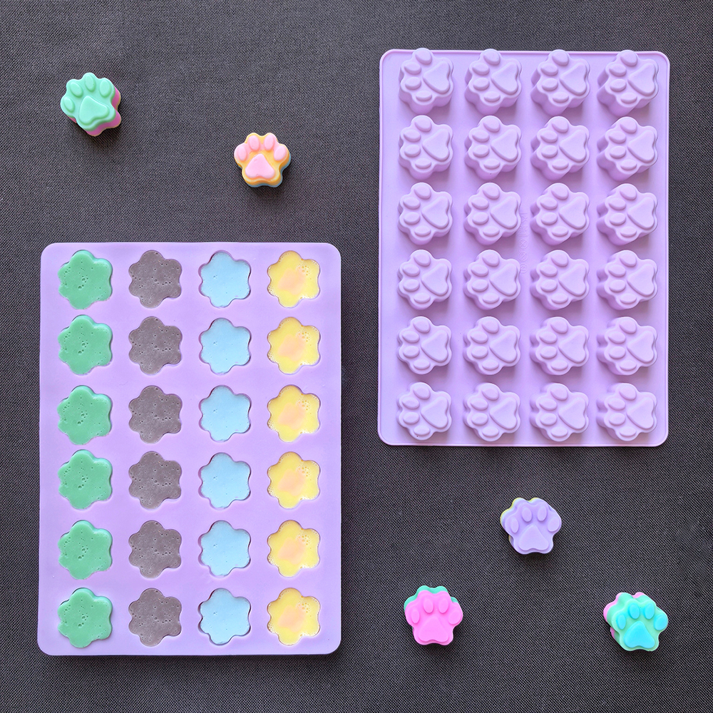 1pc 24 hole cat paw shaped cho - 3D Printing With Silicone recension och pris