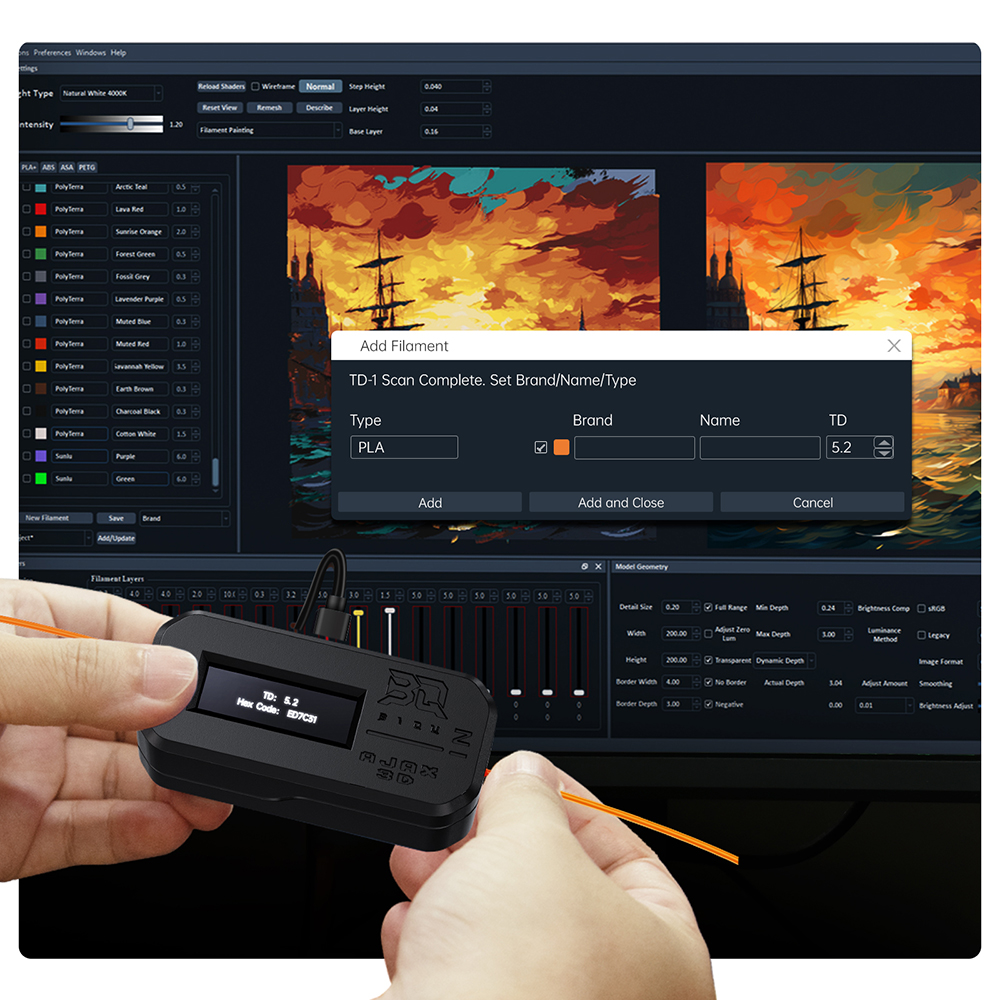 BIGTREETECH TD1s Reads Filamen - 3D Printing Fff recension och pris