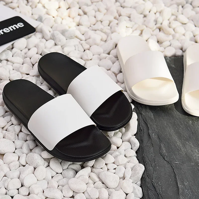Custom Shoes Men Slippers Flip - 3D Printing Logo recension och pris