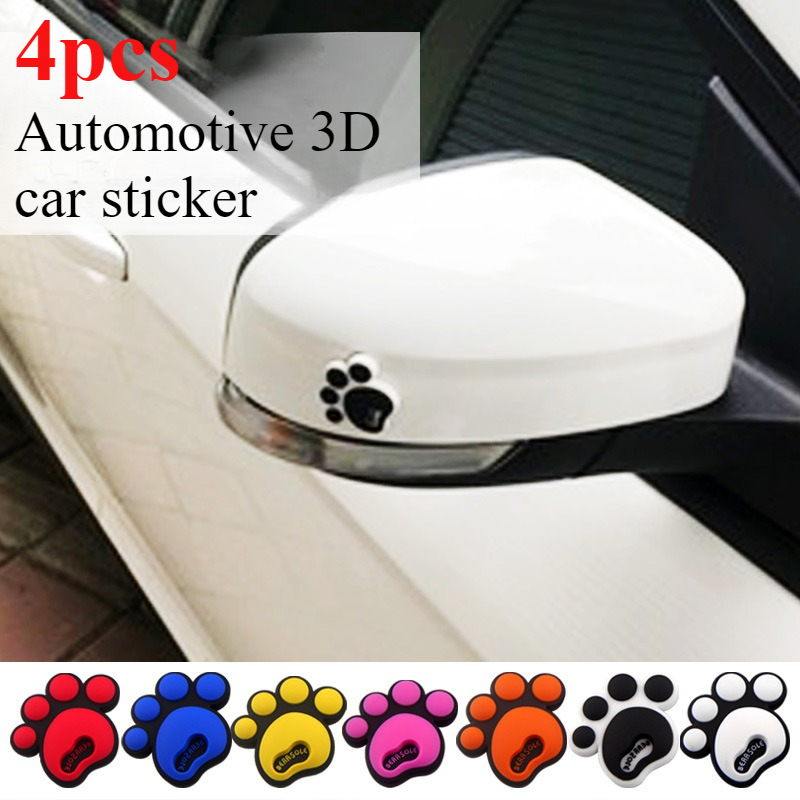 4pcs Dog Paw Print Anti-Collis - 3D Printing With Silicone recension och pris