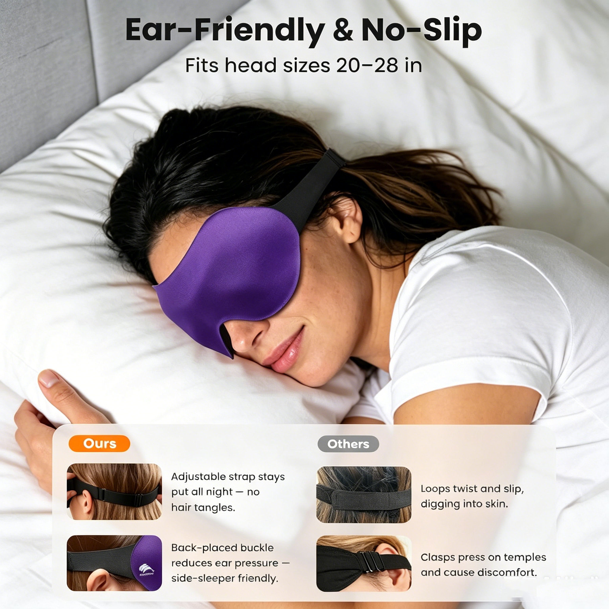 3D Sleep Mask Adjustable Suita - 3D Printing Mask recension och pris