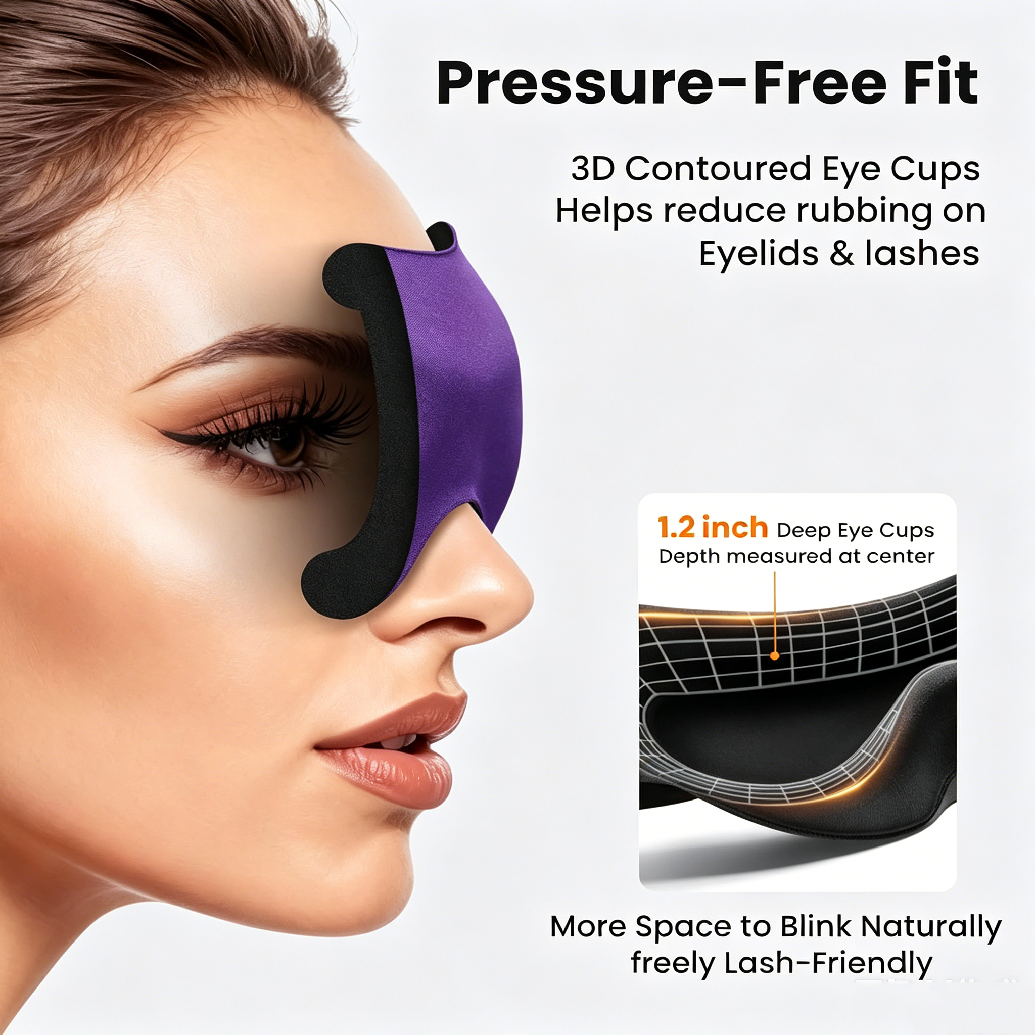 3D Sleep Mask Adjustable Suita - 3D Printing Mask recension och pris