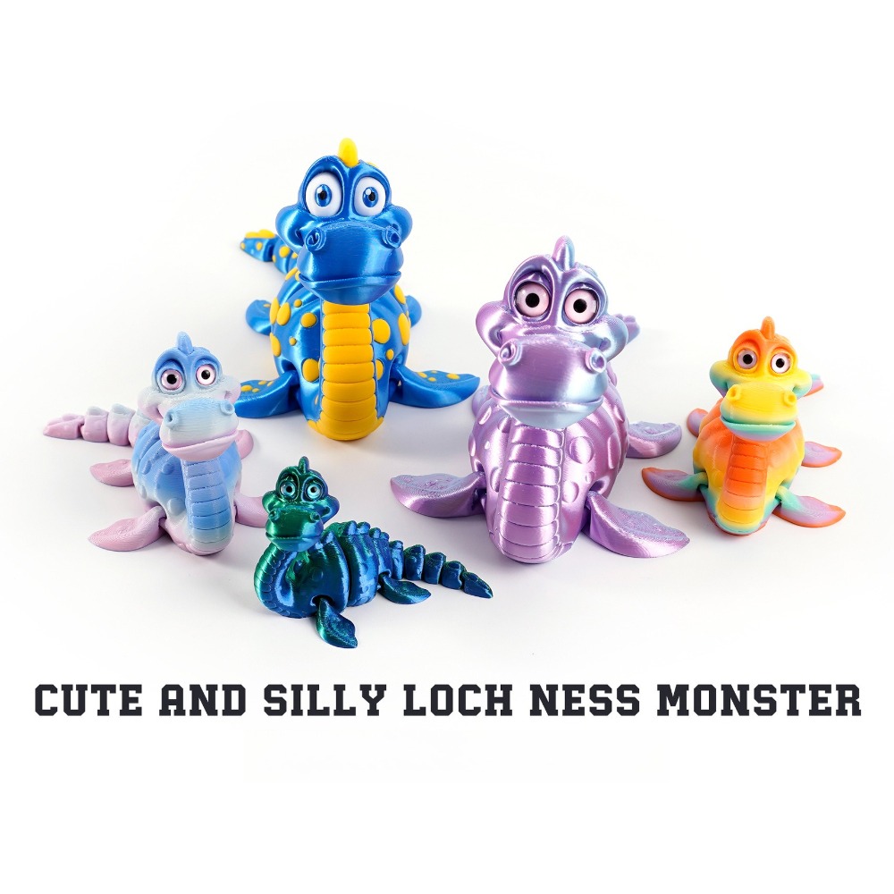 3D Printed Loch Ness Figures T - 3D Printing Article recension och pris