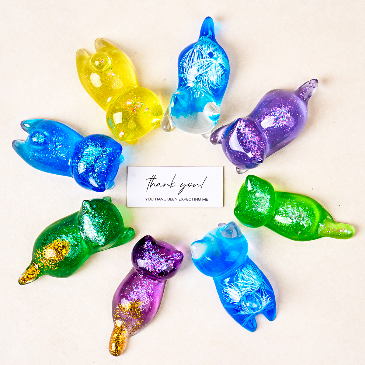 3D Cat Crystal Epoxy Resin Mol - 3D Printing With Silicone recension och pris