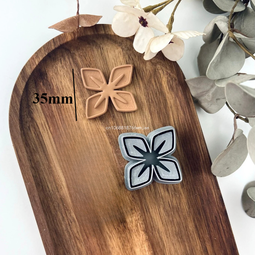 Lily Shape Polymer Clay Cutter - 3D Printing Jewelry recension och pris