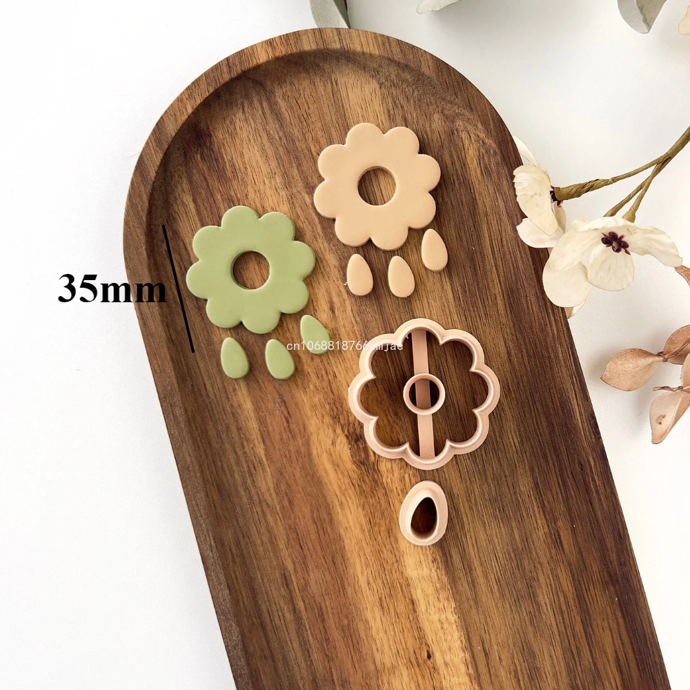 Lily Shape Polymer Clay Cutter - 3D Printing Jewelry recension och pris