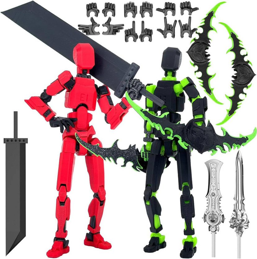 3D Printed t 13 action figure  - 3D Printing Robot recension och pris
