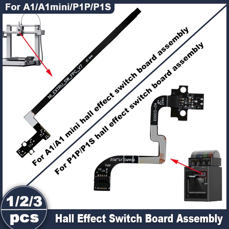 For A1/A1mini/P1P/P1S Hall Swi - 3D Printing Fff recension och pris