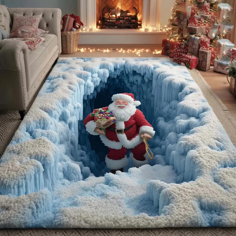 3D Santa Claus Christmas Rug F - 3D Printing Nerd recension och pris