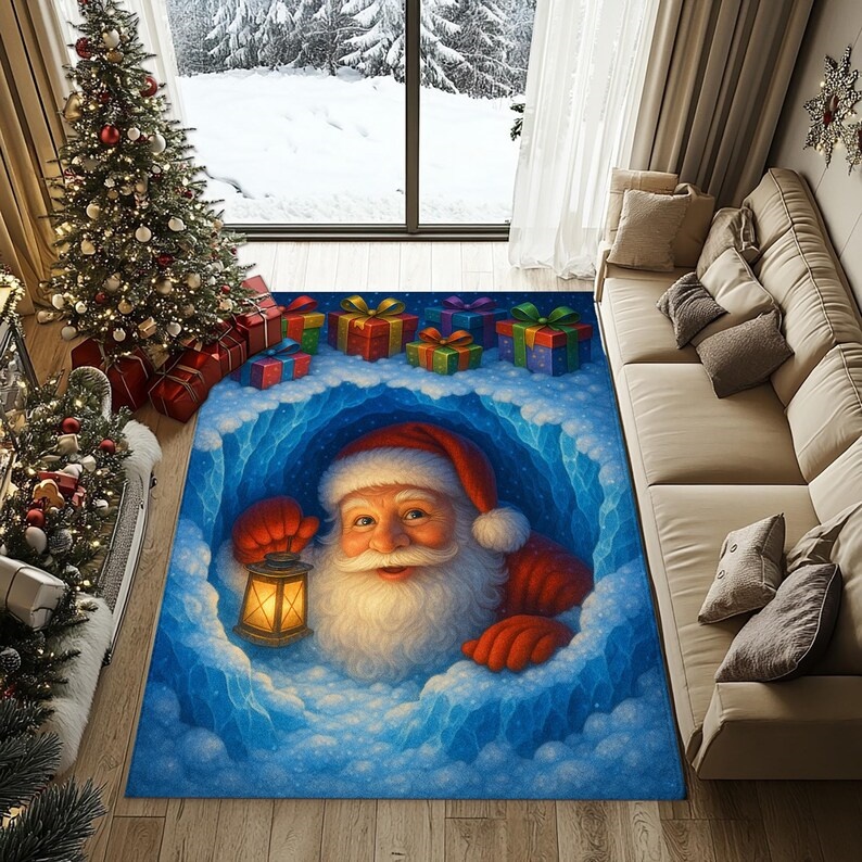 3D Santa Claus Christmas Rug F - 3D Printing Nerd recension och pris
