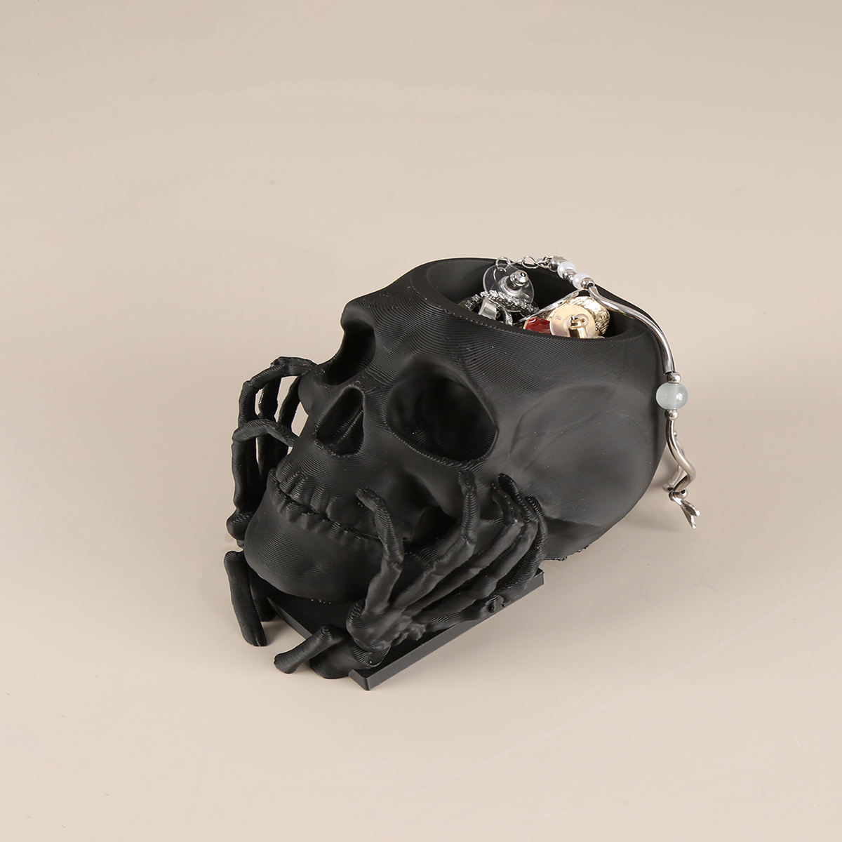 1 Piece Dark - style Skull wit - 3D Printing Jewelry recension och pris