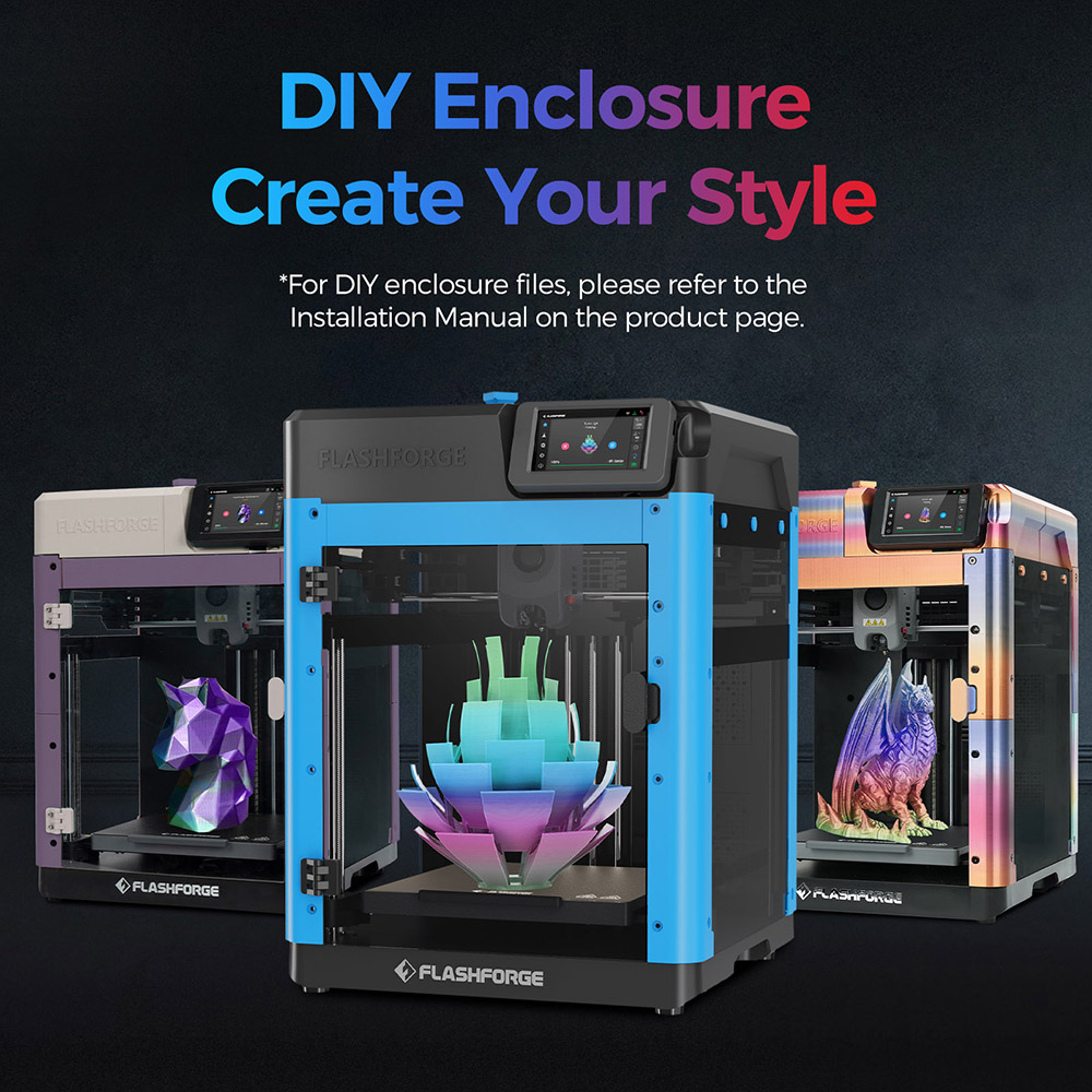 FLASHFORGE Enclosure Panel Kit - 3D Printing Housing recension och pris
