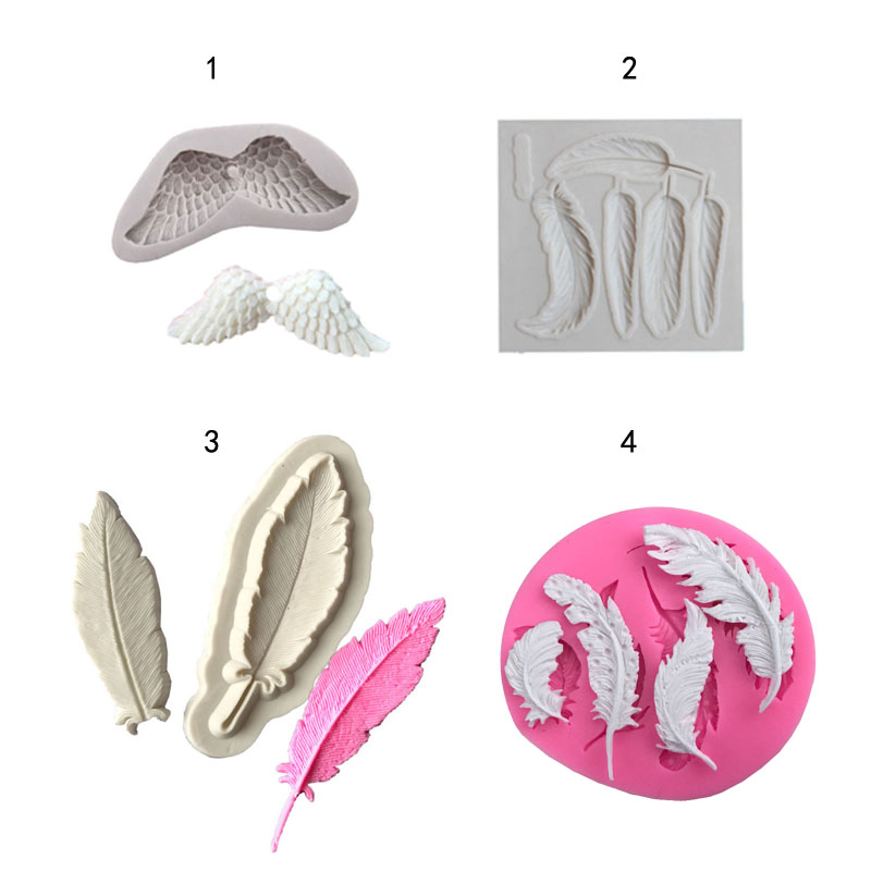 Leaves feather&wings shape 3D  - 3D Printing With Silicone recension och pris