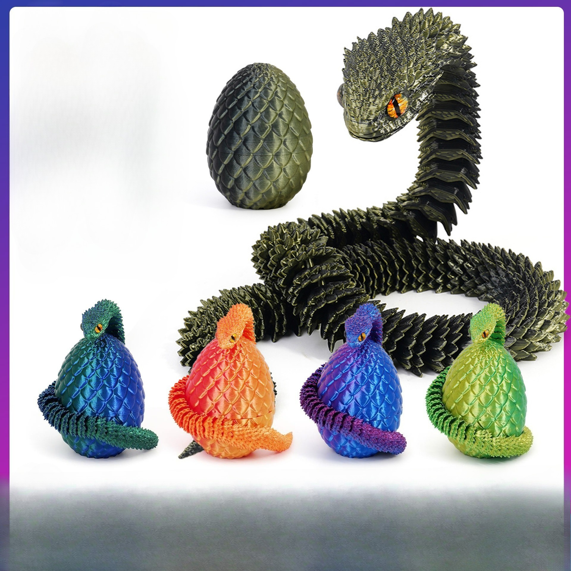 3D Printed Viper Snake Model w - 3D Printing Dragon recension och pris