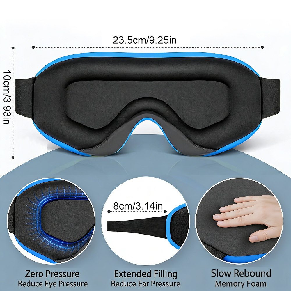 Soft Breathable 3D Sleep Mask, - 3D Printing Mask recension och pris