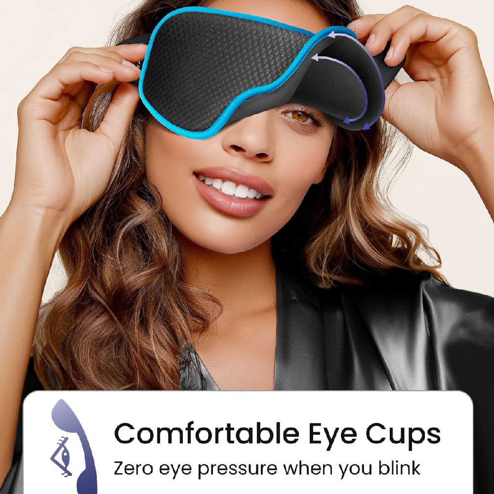 Soft Breathable 3D Sleep Mask, - 3D Printing Mask recension och pris