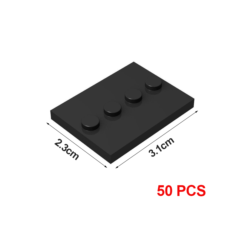 50PCS City Figures Stand 3X4 D - Build Plate recension och pris