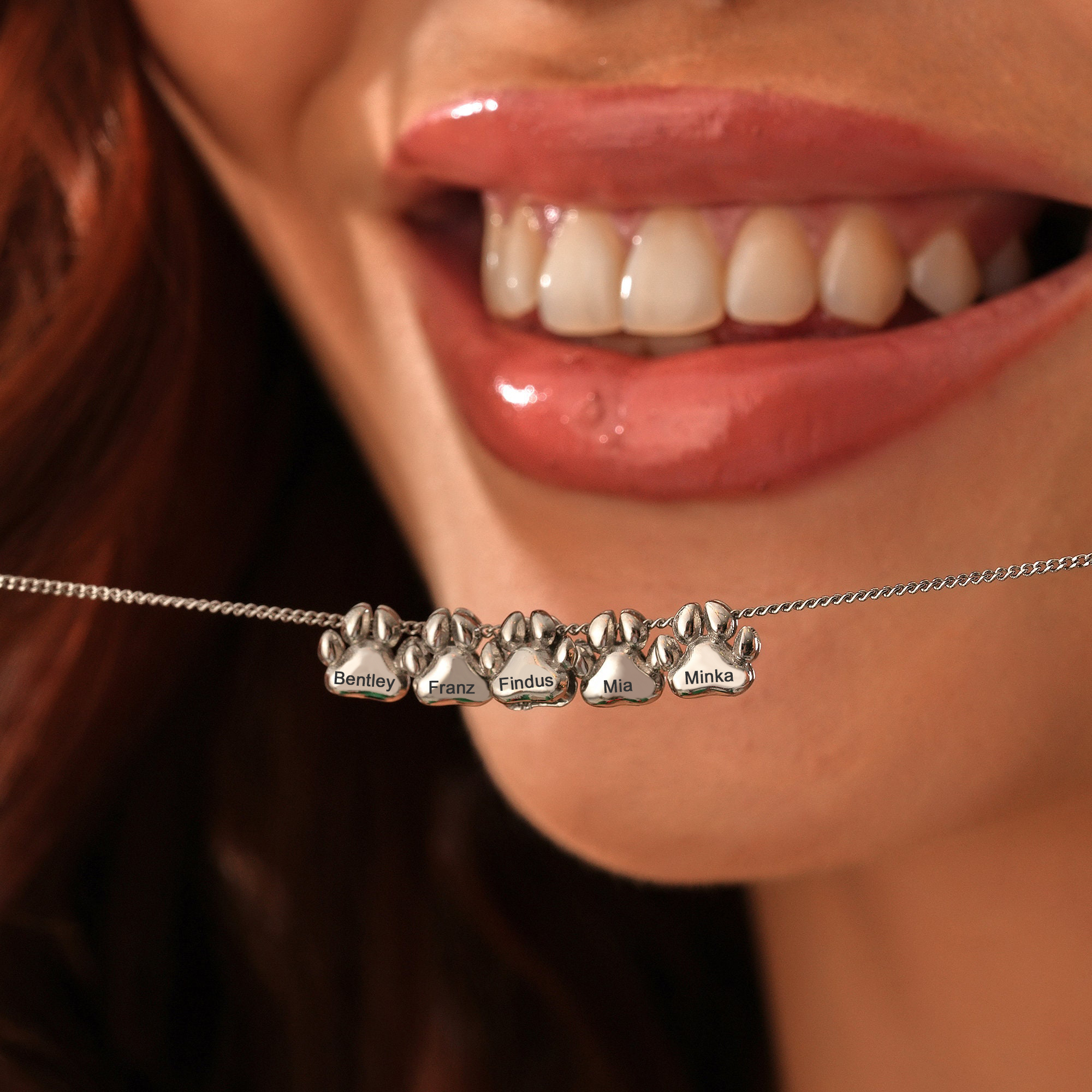 Engraving Name Necklace Gift P - 3D Printing Jewelry recension och pris