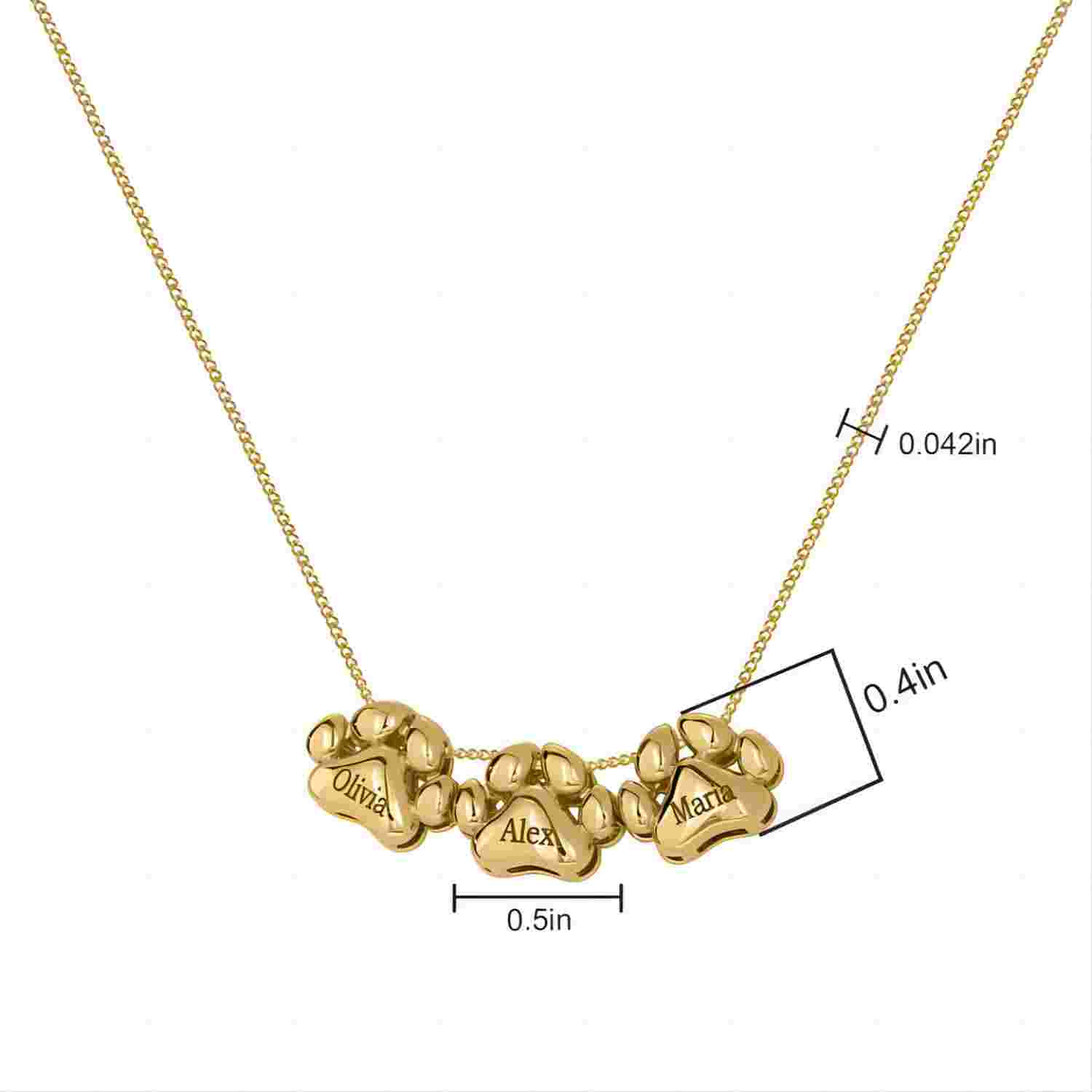 Engraving Name Necklace Gift P - 3D Printing Jewelry recension och pris